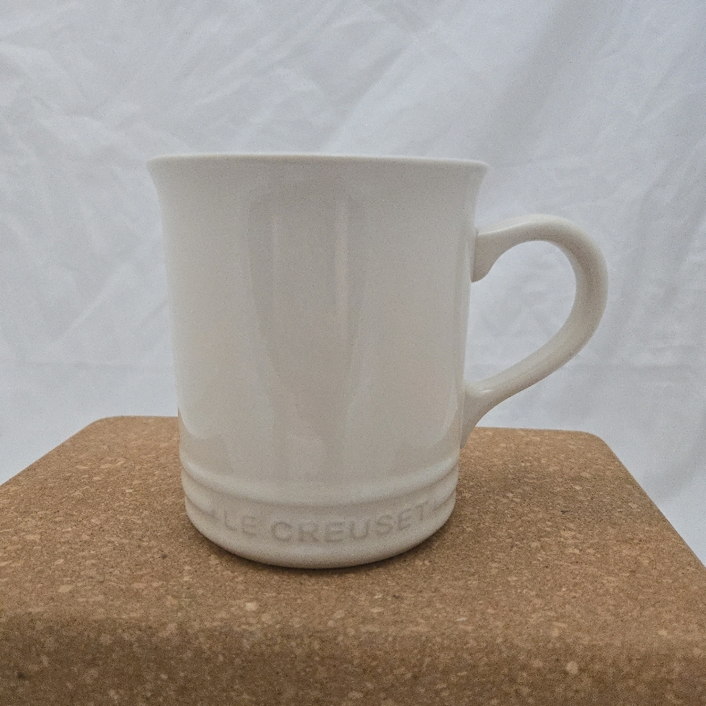 Creme Le Creuset Vancouver Coffee Mug Cream Second Choix NWT